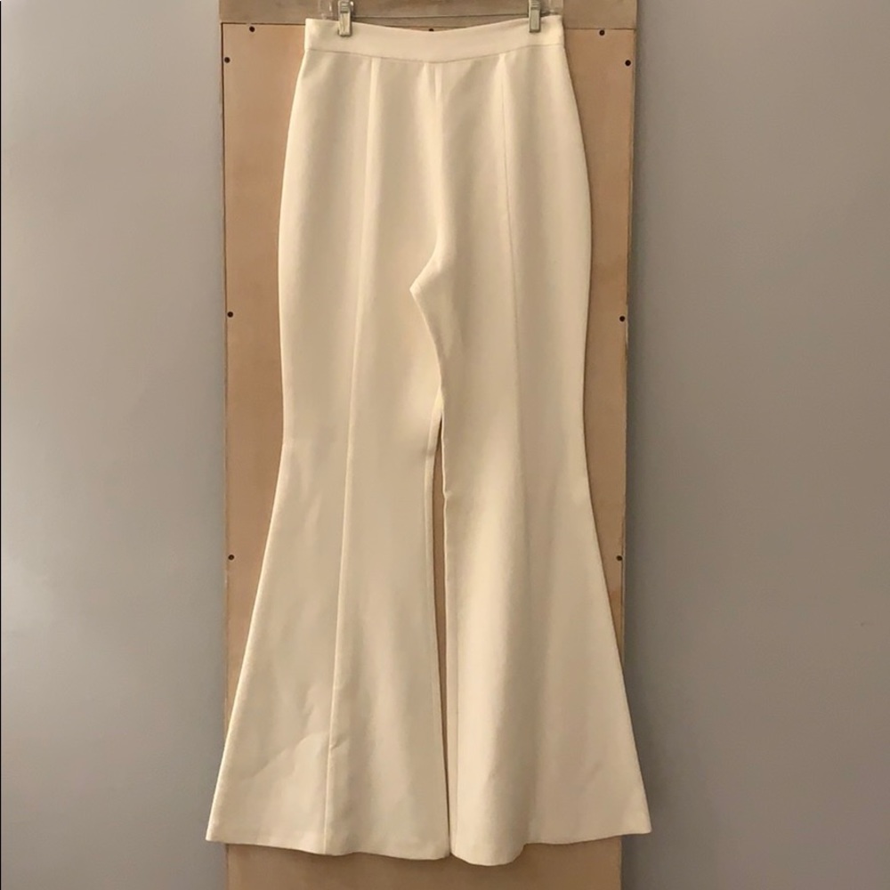 Black Halo White Bell Bottoms